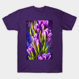 Purple Freesias - Botanicals 02 T-Shirt